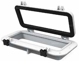 SEAFLO PLASTİK LUMBOZ DİKDÖRTGEN 20X40 CM BEYAZ