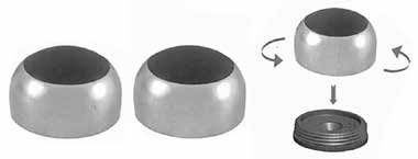 KAPI STOPERİ MANYETİK KROM YUVARLAK ÇOK AMAÇLI