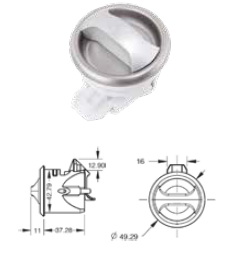 DOLAP KULBU ÇEVİRMELİ ÇAP:50 MM