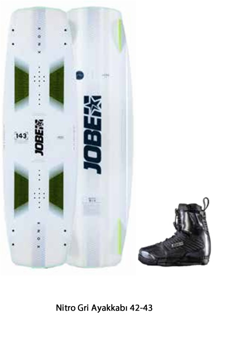 JOBE WAKEBOARD KNOX 143 CM NITRO AYAK:42-42 BEYAZ